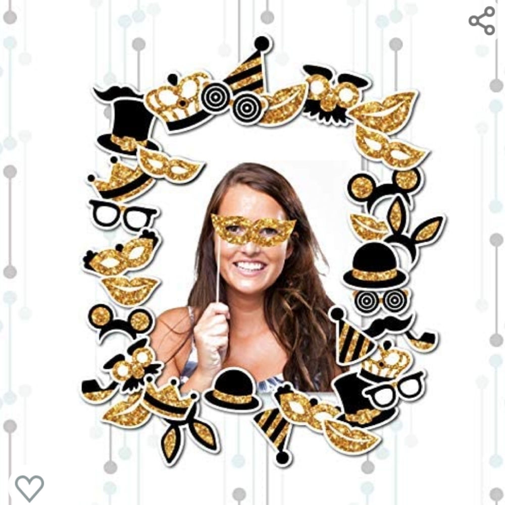 Party Photo Props, 16-Piece Set